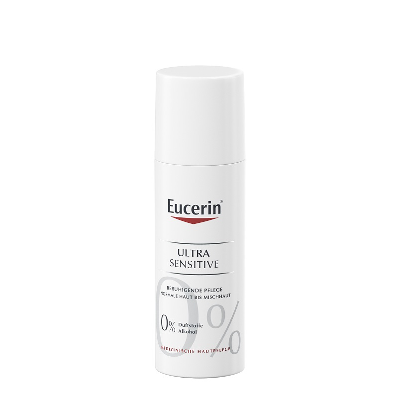 Eucerin ultrasensitive Крем успокаивающий, крем для лица, 50 мл, 1 шт, для нормальной и комбинированной кожи фото