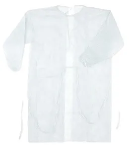 Халат хирургический нетканый, размер 52-54, 10 шт, нестерильный фото