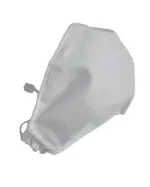 Маска медицинская многоразовая Эласма, 1 шт, с тесьмой-завязкой и фиксатором вокруг головы, из комбинированных материалов, белая, арт. С-901 фото