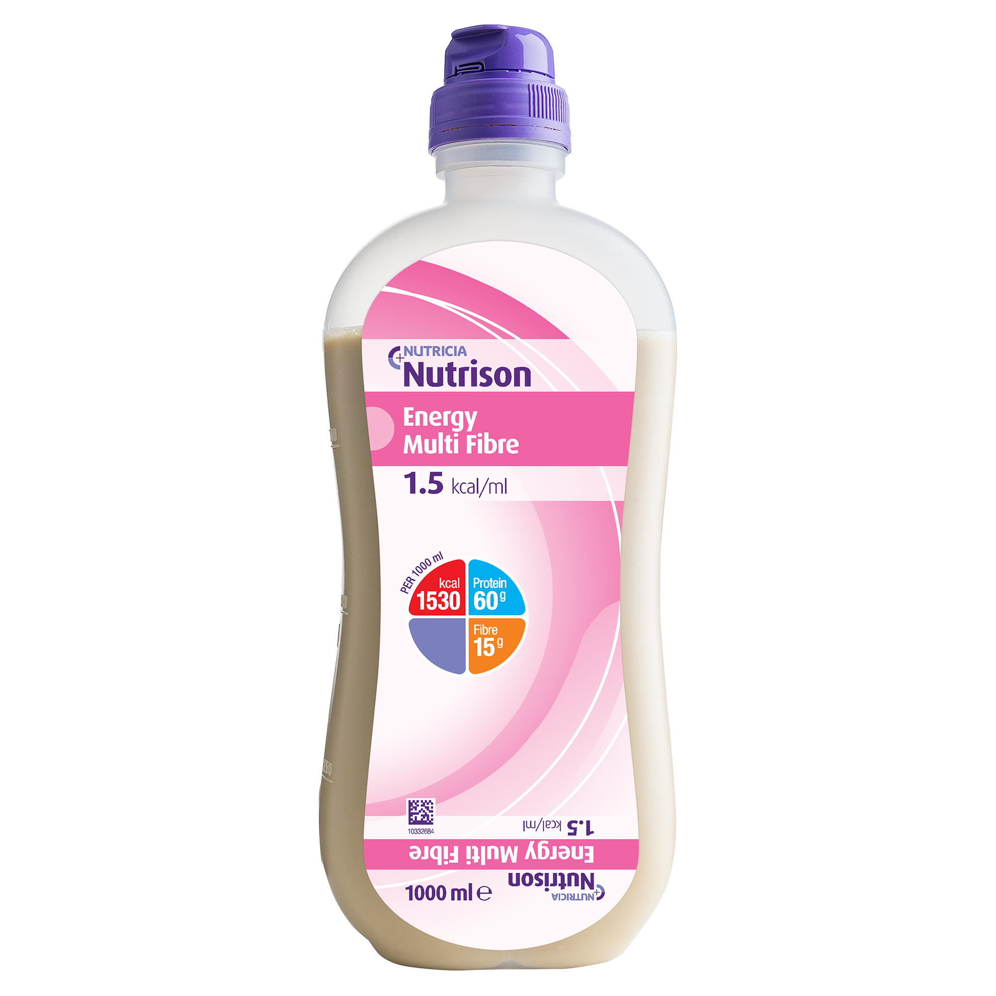 Nutrison Energy с пищевыми волокнами, смесь жидкая, 1000 мл, 1 шт. фото