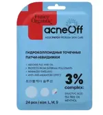 Funny Organix Патчи для лица гидроколлоидные точечные, патчи, 24 шт, с салициловой кислотой и ментолом фото