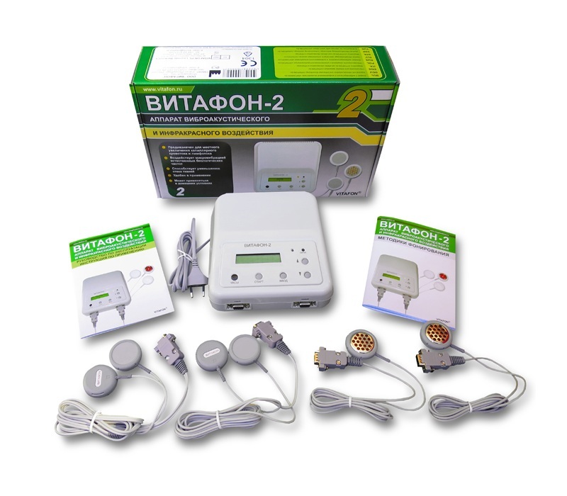 Витафон 2 Аппарат ИК Виброакустический, 1 шт, инфракрасного воздействия расширенной комплектации фото
