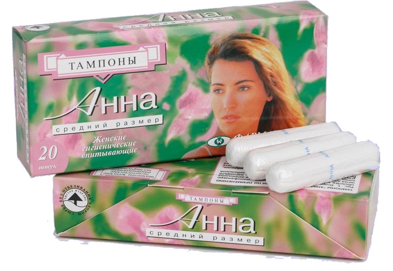 Анна, тампоны женские гигиенические, 20 шт, средний размер фото