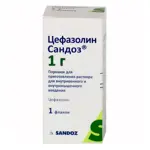 Цефазолин Сандоз, 1 г, порошок для приготовления раствора для внутривенного и внутримышечного введения, 1 шт. фото