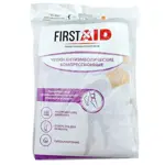 Ферстэйд Чулки компрессионные антиэмболические с резинкой на силиконовой основе, 2 класс компрессии, р. M, 1 шт, белого цвета фото