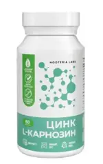 Nooteria labs хелат цинка-l-карнозин, капсулы, 60 шт. фото 1