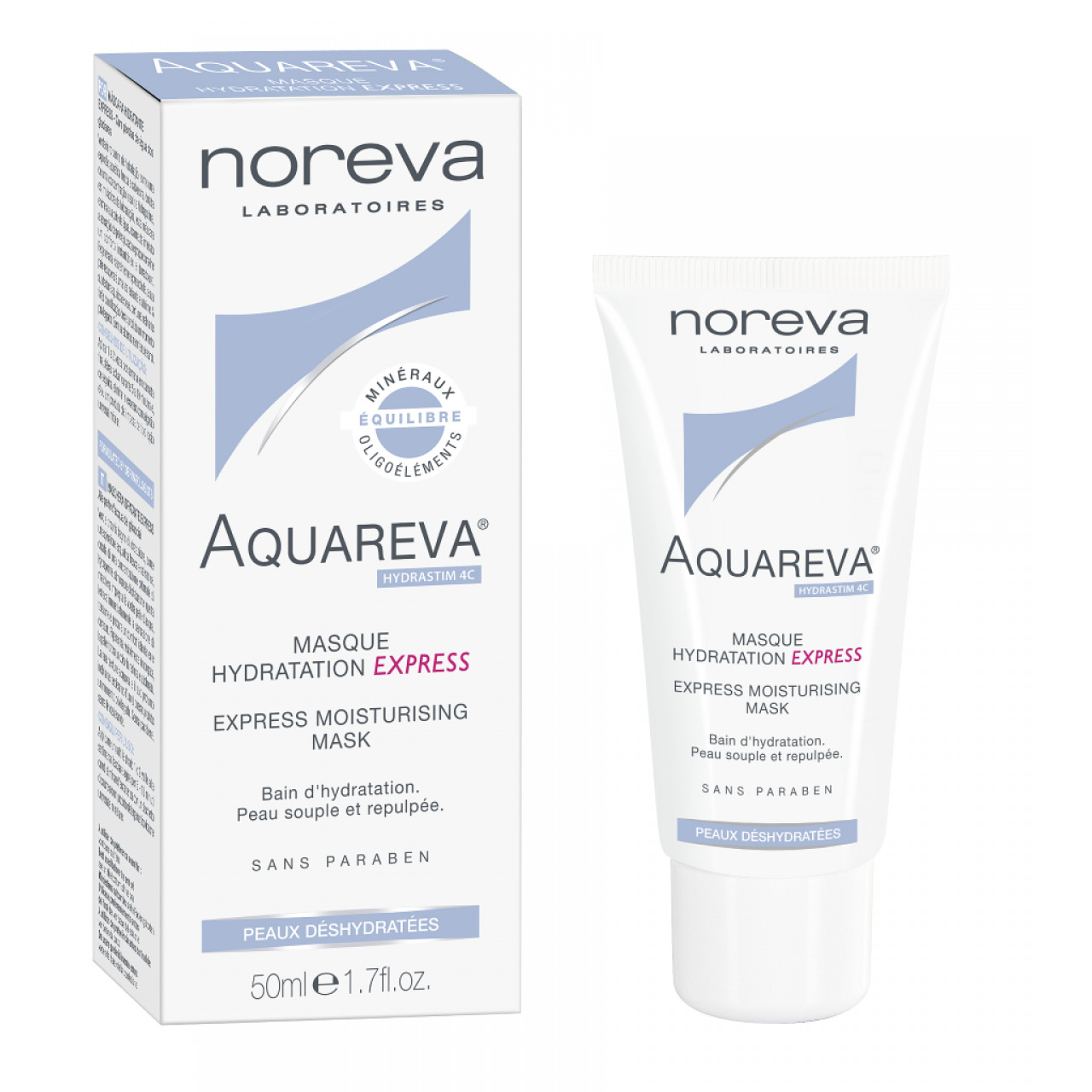 Noreva Aquareva Увлажняющая экспресс-маска, маска для лица, 50 мл, 1 шт. фото