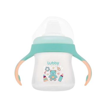 Lubby Поильник-непроливайка Малыши и малышки сменный носик, 150 мл, 1 шт, 4+ мес, арт. 16403 фото