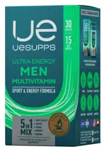 Uesupps Ultra Energy мен мультивитамин формула, каплеты, 30 шт. фото