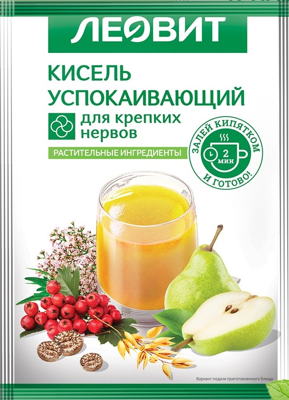 Леовит Кисель Успокаивающий, порошок, 20 г, 1 шт. фото