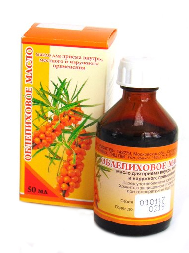 Облепиховое масло, масло для приема внутрь, местного и наружного применения, 50 мл, 1 шт. фото