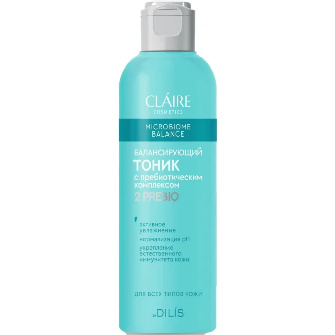 Claire Cosmetics Microbiome Balance Тоник балансирующий для всех типов кожи, тоник, 200 мл, 1 шт. фото