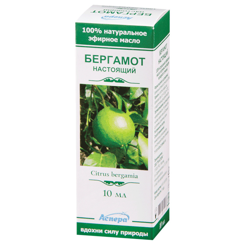 Масло эфирное Бергамот, масло эфирное, 10 мл, 1 шт. фото