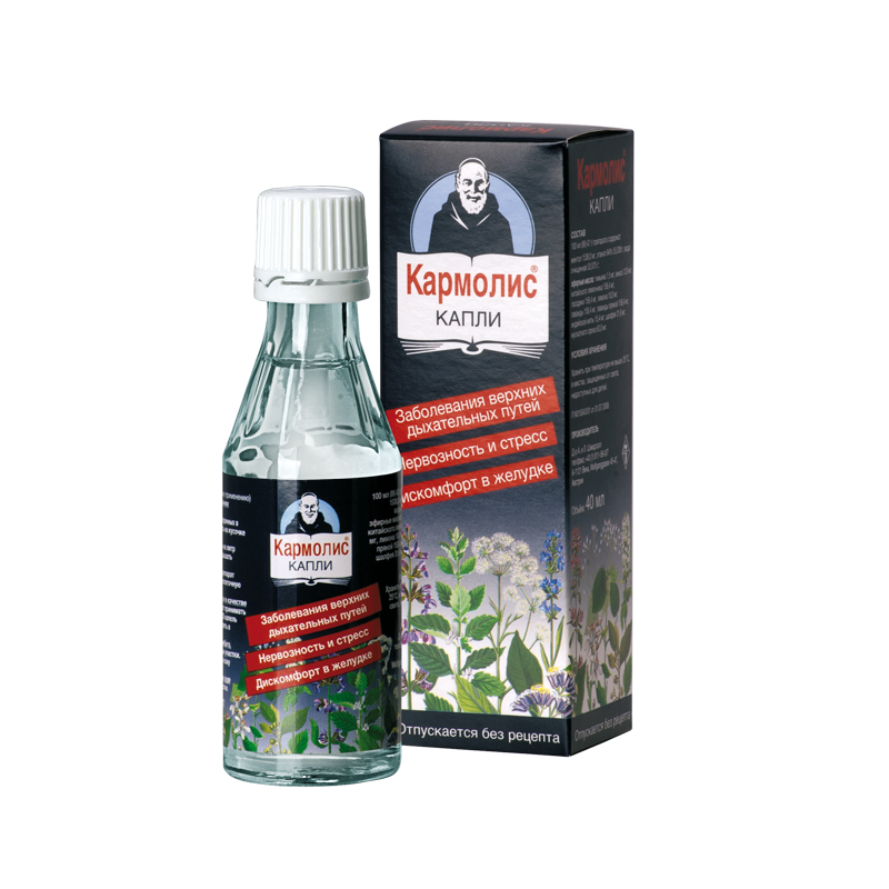 Кармолис, капли для приема внутрь, 40 мл, 1 шт. фото