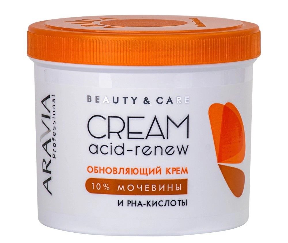 Aravia professional крем обновляющий с PHA-кислотами и мочевиной 10%, крем, 550 мл, 1 шт. фото