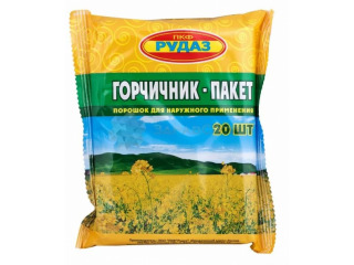 Горчичник-пакет, порошок для наружного применения, 3.3 г, 20 шт. фото