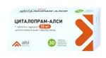 Циталопрам-АЛСИ, 20 мг, таблетки, покрытые пленочной оболочкой, 30 шт. фото