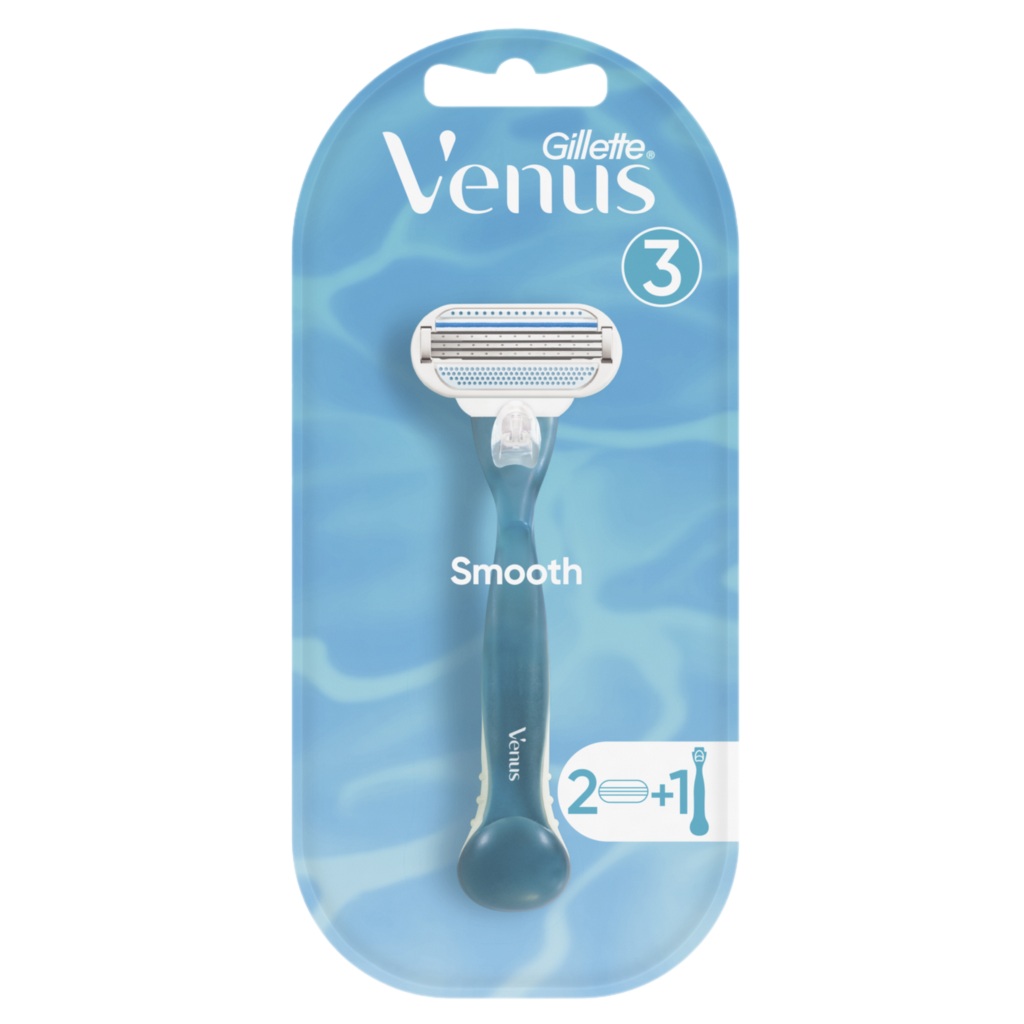 Gillette Venus Станок, 1 шт, с 2 сменными кассетами фото