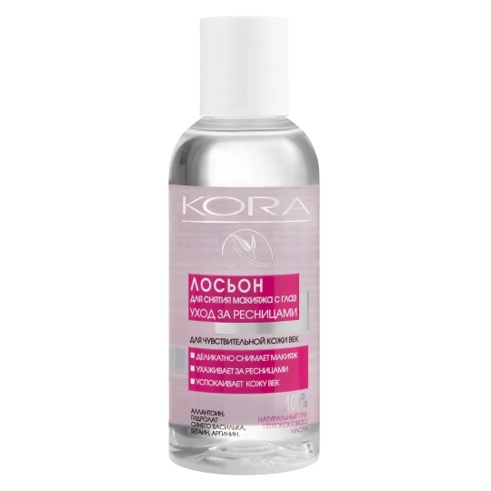 Kora Лосьон для снятия макияжа с глаз, лосьон для лица, 150 мл, 1 шт. фото
