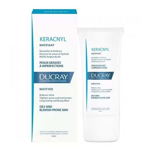 Ducray Keracnyl Mat Крем матирующий, крем для лица, 30 мл, 1 шт, для жирной кожи фото