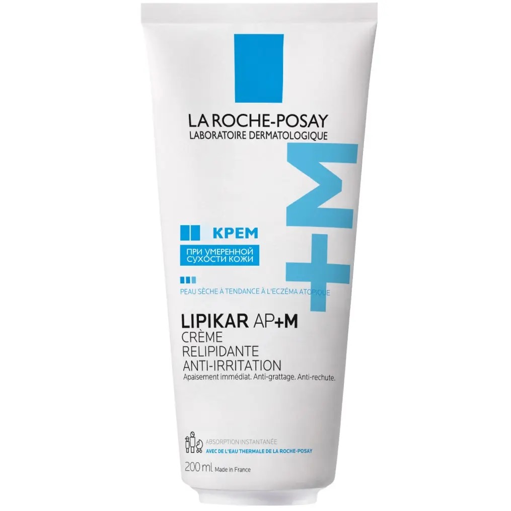 La Roche-Posay Lipikar AP+M липидовосполняющий крем для лица и тела, крем, 200 мл, 1 шт. фото