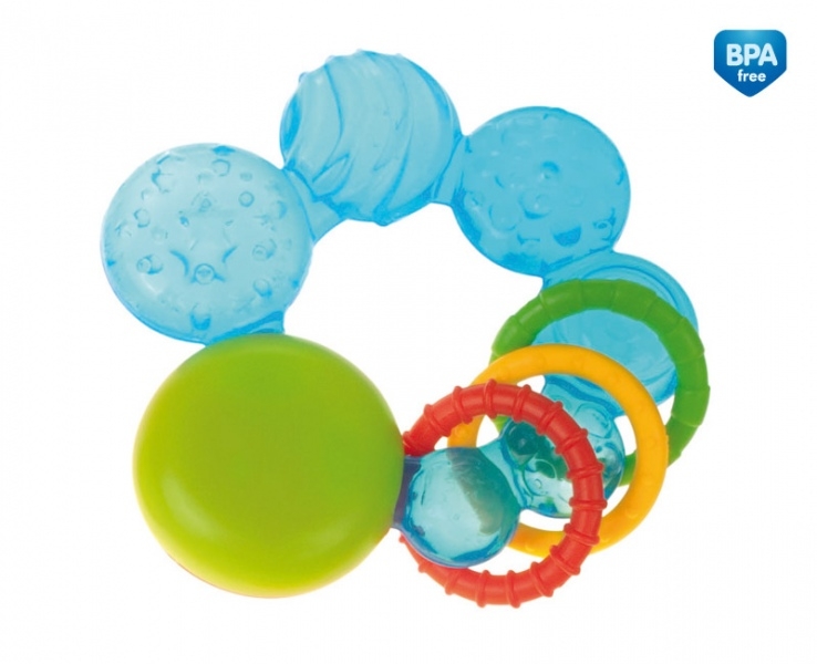 Прорезыватель водный охлаждающий Руль 0+, 1 шт, в ассортименте фото