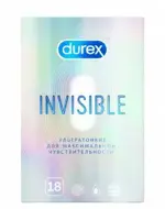 Durex Invisible, презервативы, 18 шт, ультратонкие фото