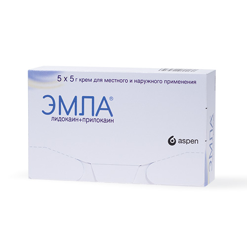 Эмла, крем для местного и наружного применения, 5 г, 5 шт. фото