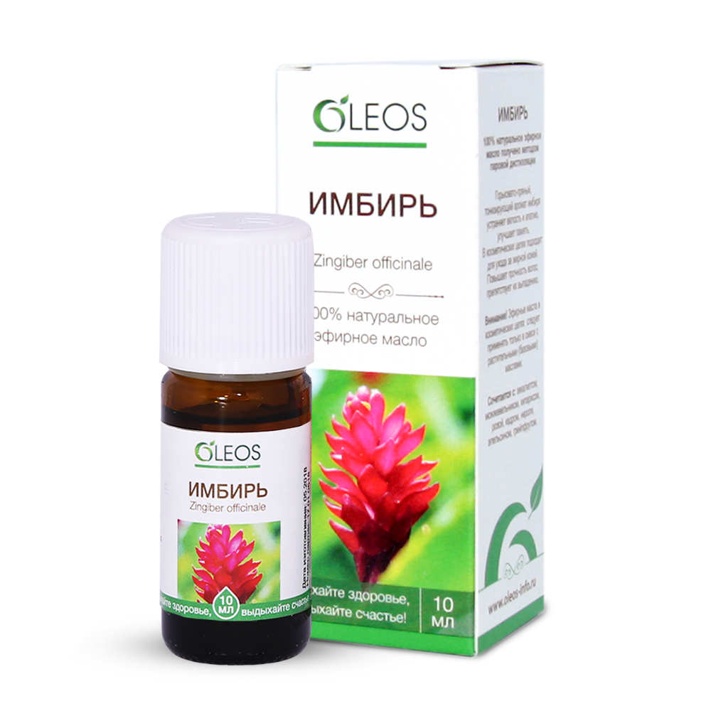 Oleos Масло эфирное Имбирь, масло эфирное, 10 мл, 1 шт. фото