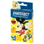 Унипласт Лейкопластырь бактерицидный Микки Маус, пластырь для детей, 20 шт, в ассортименте фото