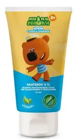 Ми-ми-мишки Пантенол 5% крем детский с алоэ и ромашкой, крем для тела, 50 мл, 1 шт. фото