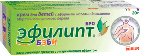 Эфилипт Бро Бэби, крем для детей, 20 г, 1 шт. фото