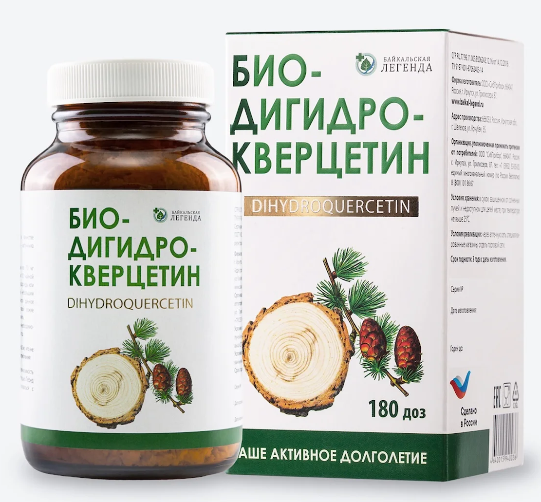 БиоДигидрокверцетин, порошок, 13 г, 1 шт, 180 доз фото