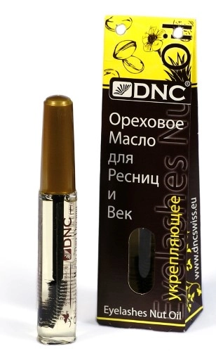 DNC Масло для ресниц и бровей ореховое питательное, масло косметическое, 12 мл, 1 шт. фото