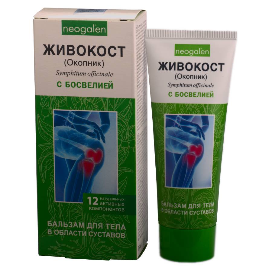 ЖИВОКОСТ (Окопник) бальзам для тела с босвелией, 75 мл, 1 шт. фото