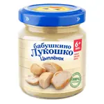 Бабушкино Лукошко детское пюре, пюре, 100 г, 1 шт, цыпленок фото 