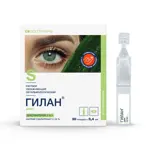 Гилан Декс, 2% + 0.18%, раствор увлажняющий офтальмологический, 0.4 мл, 30 шт. фото 
