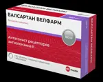 Валсартан Велфарм, 160 мг, таблетки, покрытые пленочной оболочкой, 90 шт. фото 
