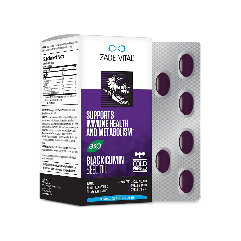 Заде Витал Масло черного тмина, капсулы, 60 шт. фото