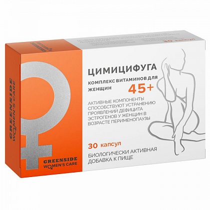 Цимицифуга с комплексом витаминов для женщин 45+, капсулы, 30 шт. фото