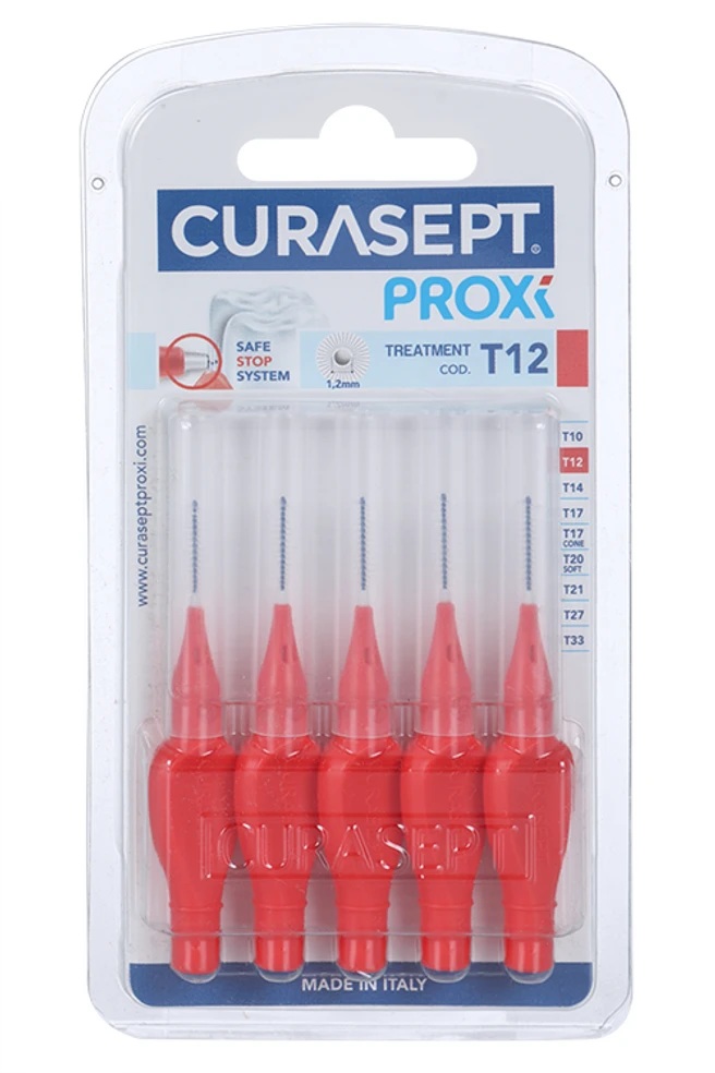 Curasept proxi T12 Ершики межзубные, ершики зубные, 5 шт, красный фото