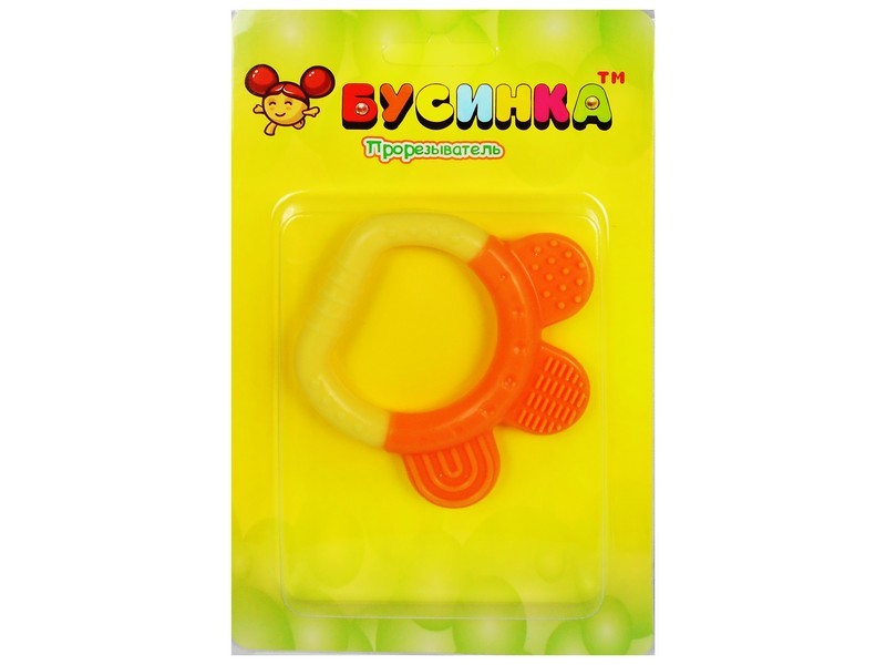 Бусинка прорезыватель силиконовый Цветочек, 1 шт, в ассортименте, арт. 1864 фото