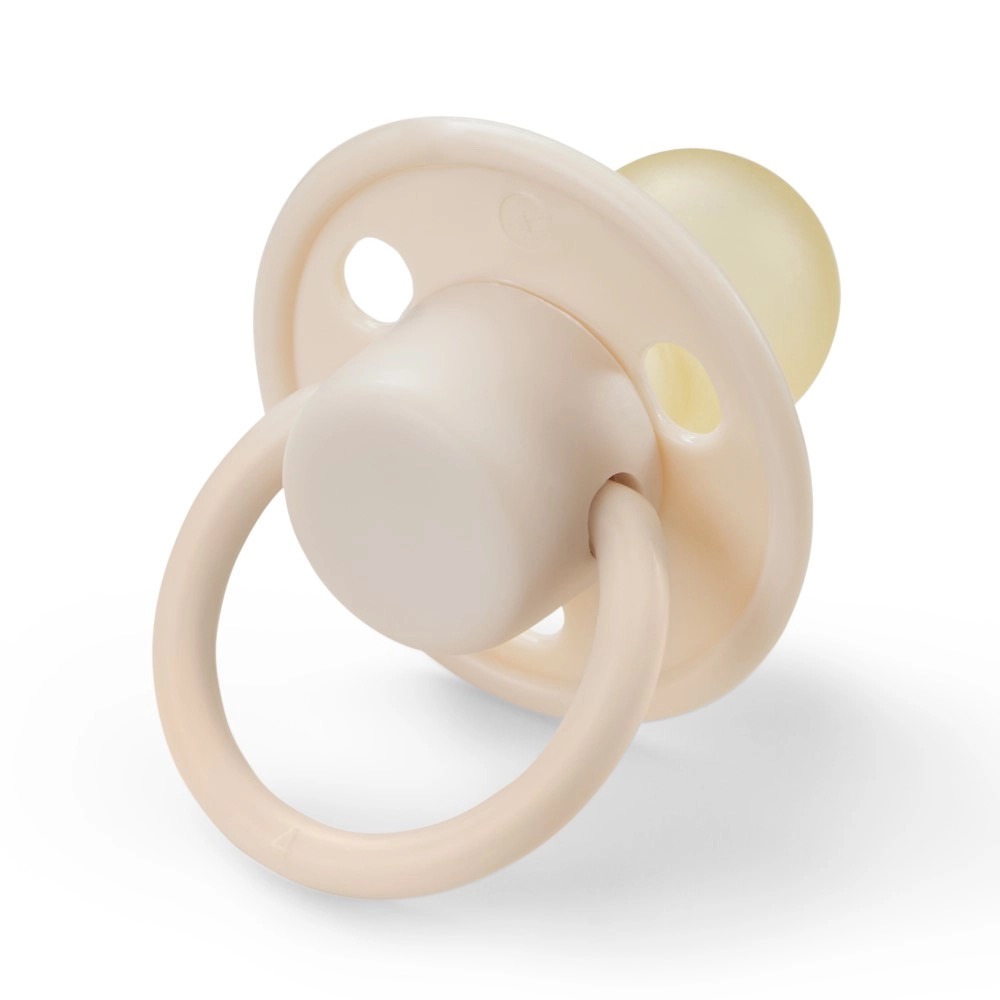 Happy baby Соска-пустышка латексная, 12-24 мес, 1 шт, молочная фото