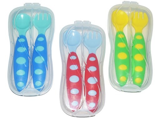 Бусинка ложка и вилка в футляре, набор, 1 шт, арт. 151 фото