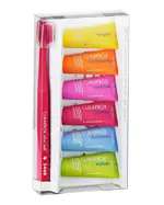 Curaprox Be You набор зубных паст 6 вкусов + зубная щетка Curaprox Kids 5500 Ultra Soft, набор, 10 мл, 6 шт. фото