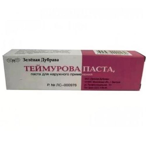 Теймурова паста, паста для наружного применения, 30 г, 1 шт. фото