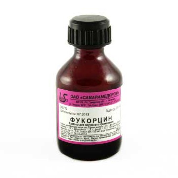 Фукорцин, раствор для наружного применения спиртовой, 25 мл, 1 шт. фото