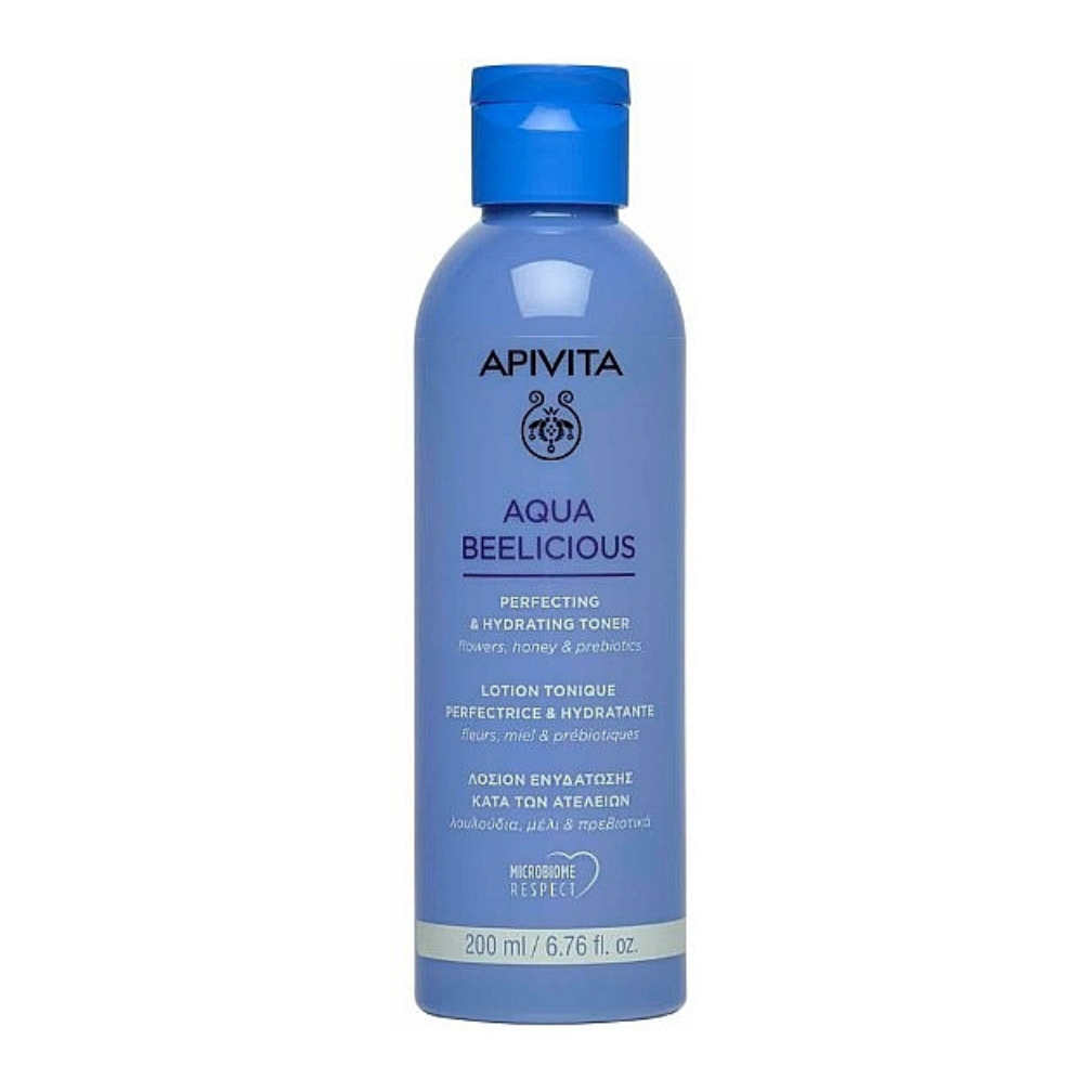 Apivita aqua beelicious тонер увлажняющий и преображающий кожу лица, тоник для лица, 200 мл, 1 шт. фото