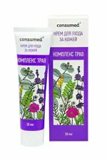 Консумед Комплекс трав крем для ухода за кожей розовый, крем, 50 мл, 1 шт. фото