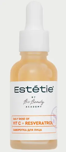 Estetie сыворотка для лица VIT C + resveratrol, сыворотка, 30 мл, 1 шт. фото